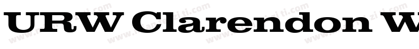 URW Clarendon W01 Ex字体转换